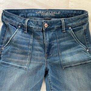 AE A-Line Flare Jeans Size 10 31” Inseam